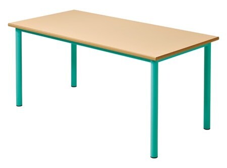 TABLES BERMUDES carré/rectangulaire maternelle mélaminé