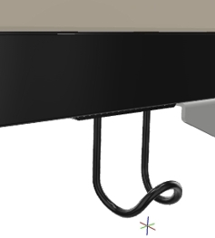 CROCHET PORTE CARTABLE SOUDE CAMEA OU ROMEA