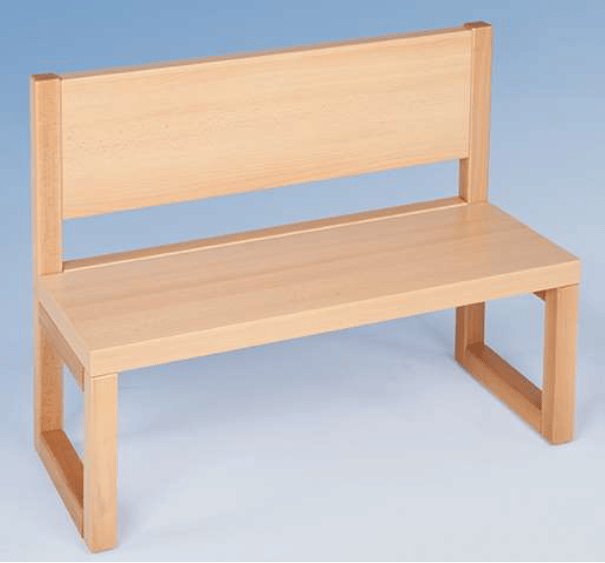 BANC EN BOIS avec dossier