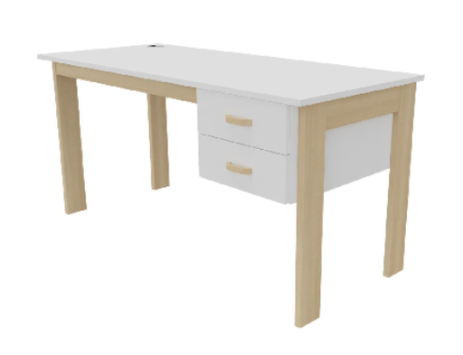 BUREAU LINE 2 tiroirs