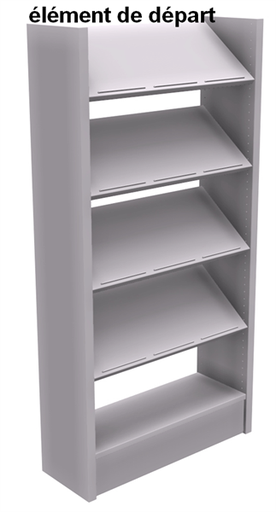 RAYONNAGE SATURNE hauteur 180cm