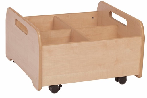 [BACPT787] bac à albums sur roulettes