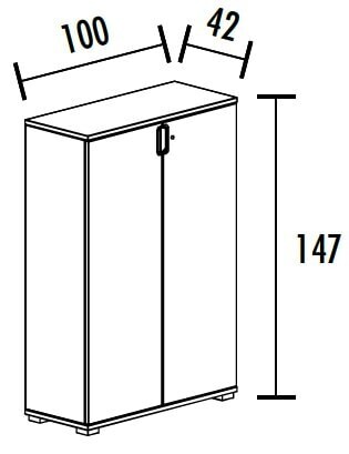 ARMOIRE TAK avec portes