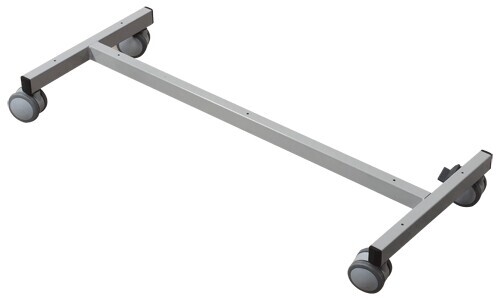 [KITBAT100R] SOCLE SUR ROULETTES AVEC FREINS POUR MEUBLE CDC