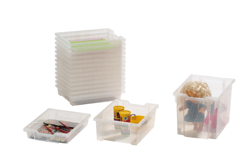 [BAC475] BAC PLASTIQUE TRANSLUCIDE PETIT