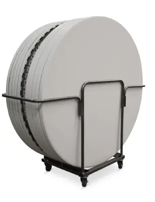 Chariot table pliante 180diam. 