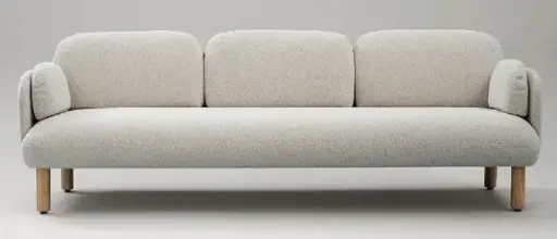 [CANAPE MYAMI 3 PLACE STRUCTURE ET PIEDS BOIS MASSIF FRENE TISSUS AUSTEA] MYAMI BANK 3-ZITS STOF AUSTEA